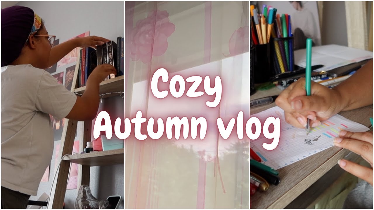 Vlog d’automne 🖊️📚🍂 | Organisation bureau (encore), tri papeterie & booktalk