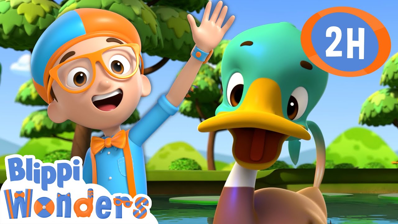 Ducks | Blippi Wonders | Moonbug Kids - Play and Learn