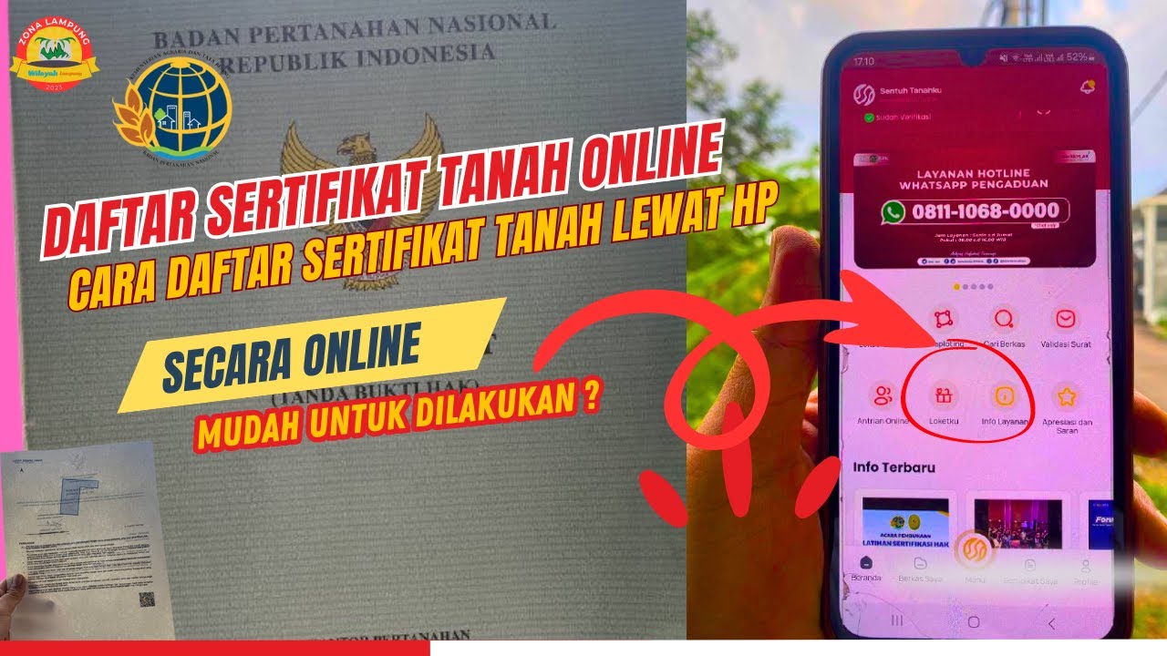 Cara Daftar Sertifikat Tanah Online