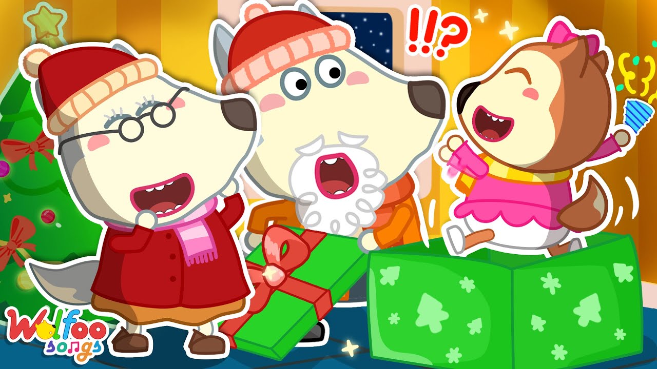 Surprise Gift In Christmas Day | Christmas Songs + More | Wolfoo Friends Nursery Rhymes & Kids Songs