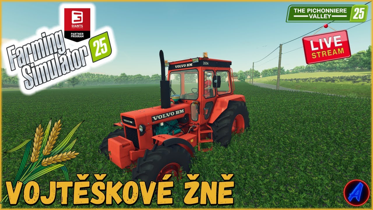 🔔Chebská Farma na Piškotech  #6 - VOJTĚŠKA JE VŠUDE 🪻 - Farming Simulator 25 - CZ/SK - (STREAM)