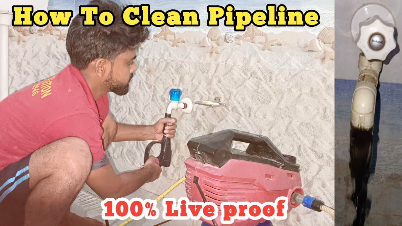 how to clean blocked water pipeline || how to clean block pipe easily || water pipeline cleaning