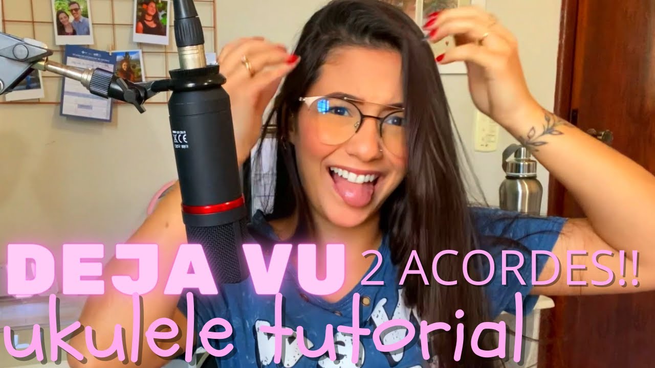 UKULELE TUTORIAL | Como tocar deja vu - Olivia Rodrigo || por Fernanda Gomes