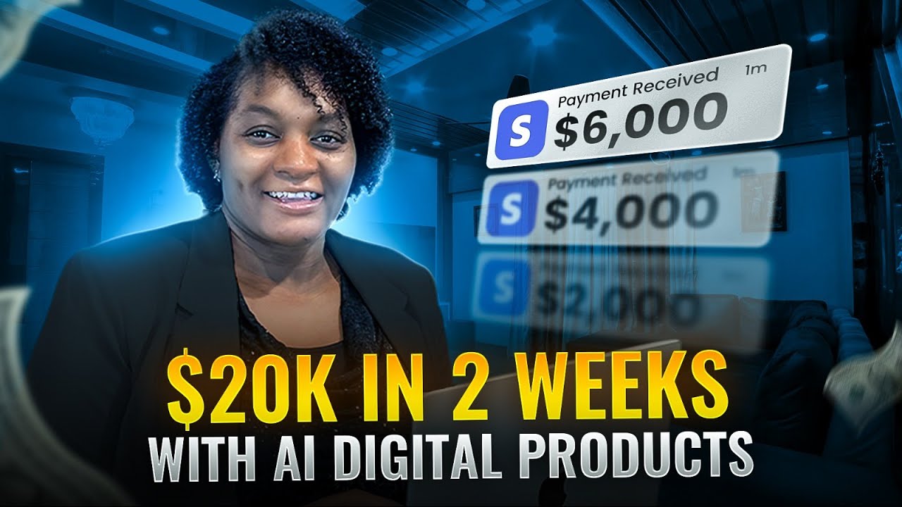 How I Made $20K in 2 Weeks Selling AI Digital Products No Ads Needed!