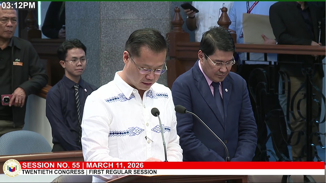 LIVE:  Senate Plenary Session No. 55 (March 11, 2026)