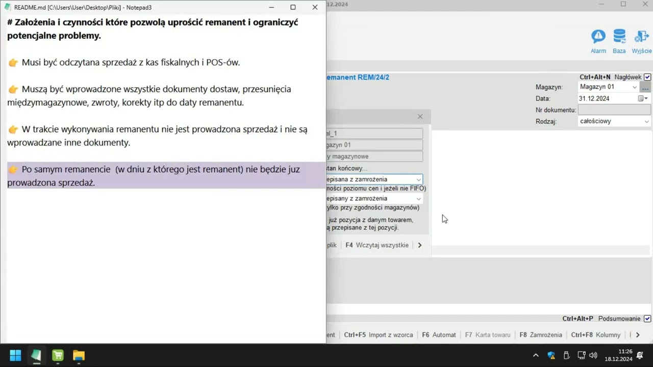 Remanent w PC-Market - jak wykonać remanent w programie firmy Insoft