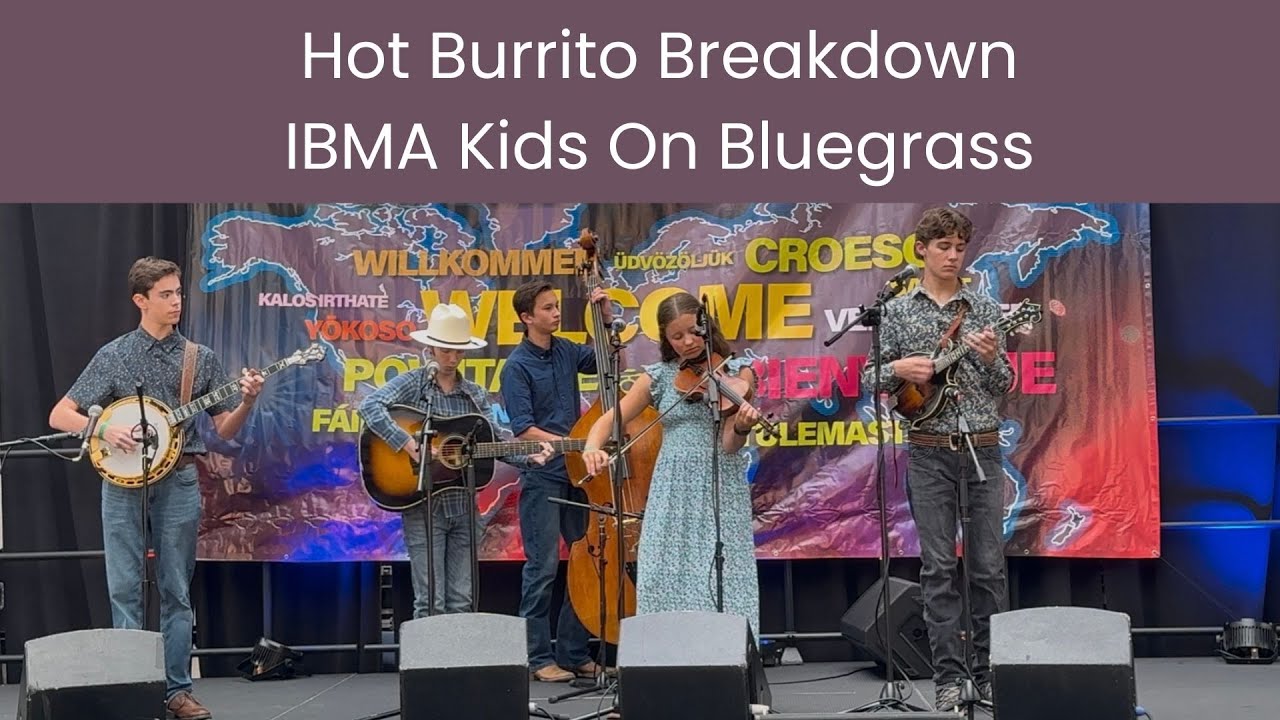 Hot Burrito Breakdown - Kids on Bluegrass - IBMA 2025 #bluegrassmusic