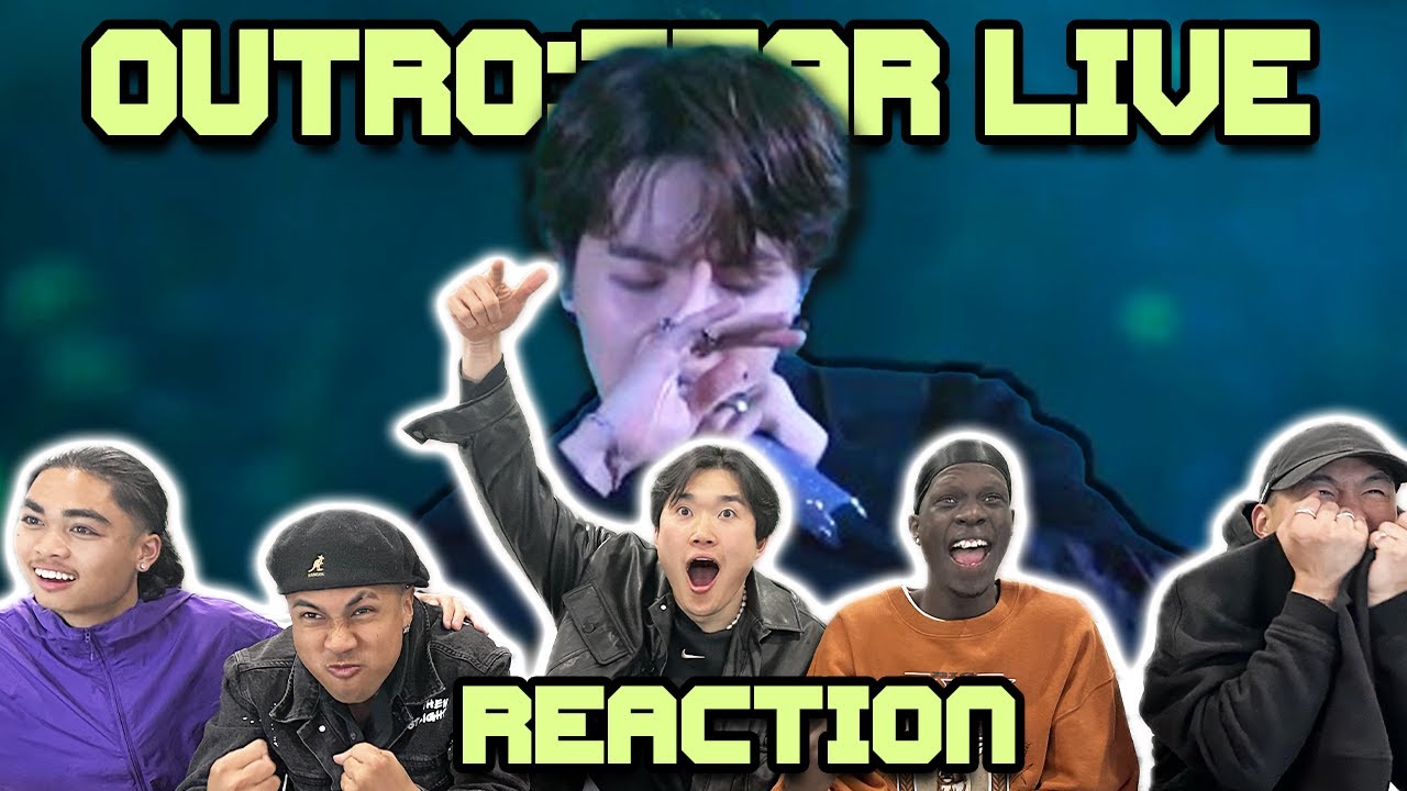 OUR FIRST TIME WATCHING BTS OUTRO TEAR LIVE!