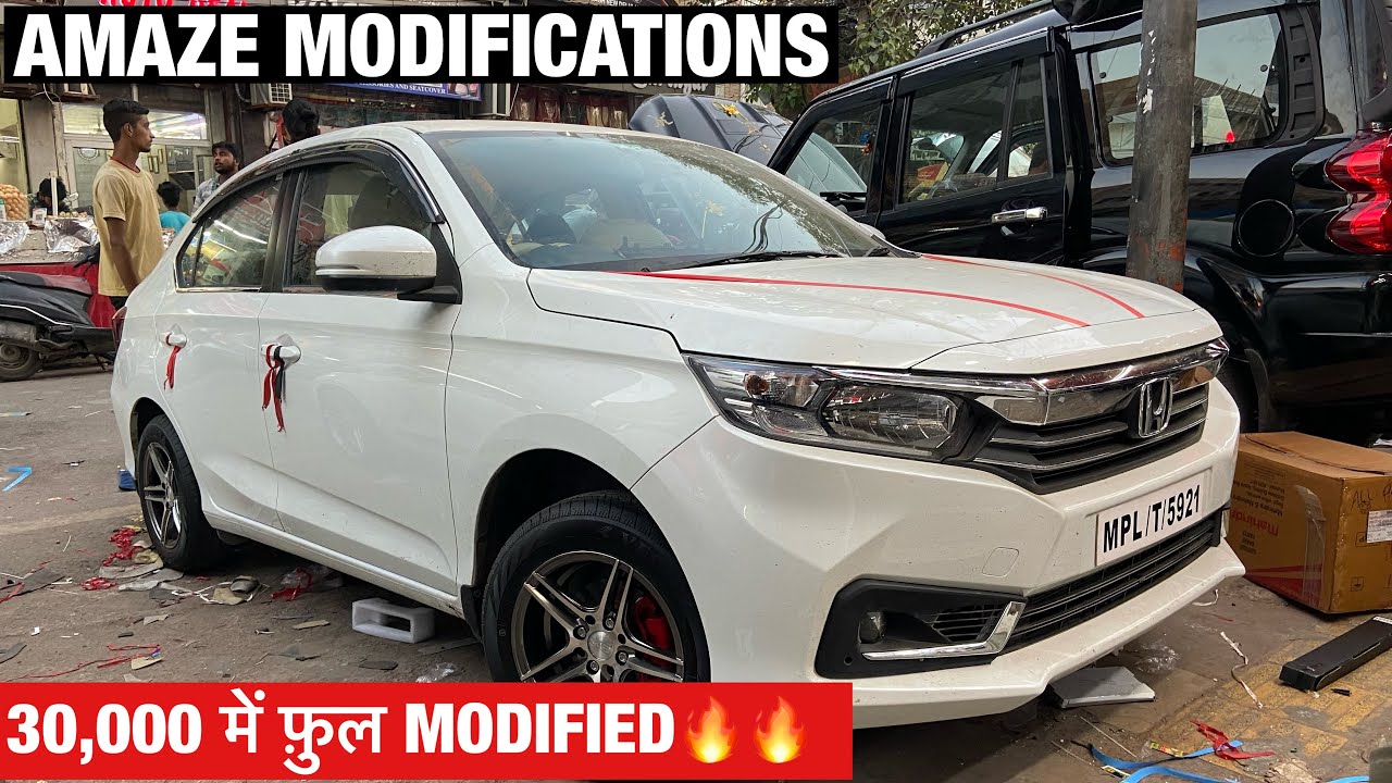 2021 Honda Amaze FULL MODIFICATION, Alloys, lights, specs🔥🔥