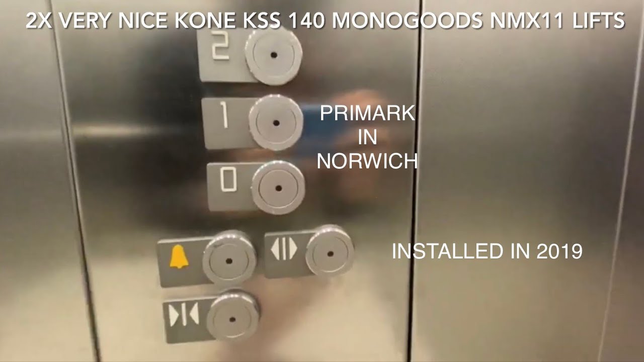Epic 2019 Kone Monogoods KSS 140 Lifts @ Primark Norwich LCE