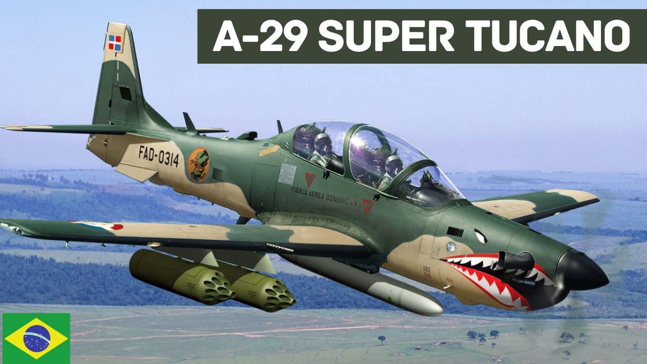 The Brazilian plane that terrorizes insurgents I A-29 Super Tucano