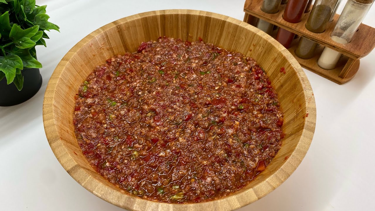 LAHMACUN İÇİ HAZIRLANIŞI ✅ Tüm Sırlarıyla En Lezzetli Lahmacun İçi Tarifi 👌🏼 Çiçekintarifleri