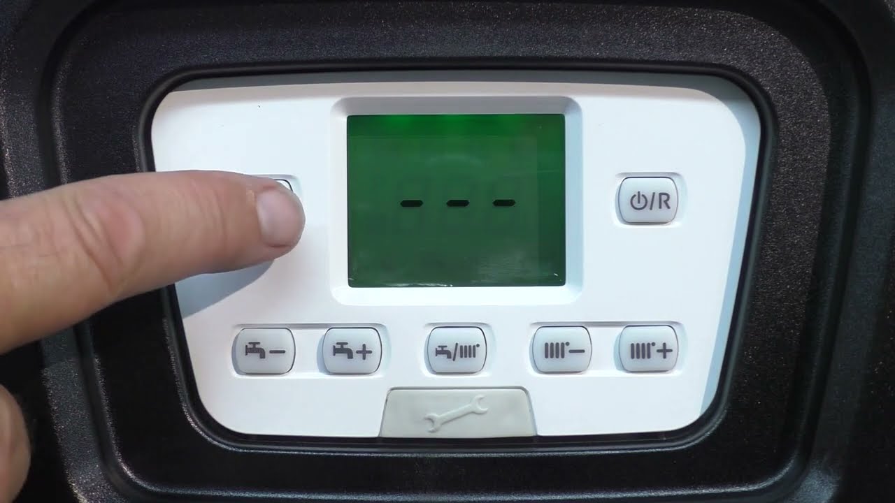 Utica Boilers AI Control Information Menu