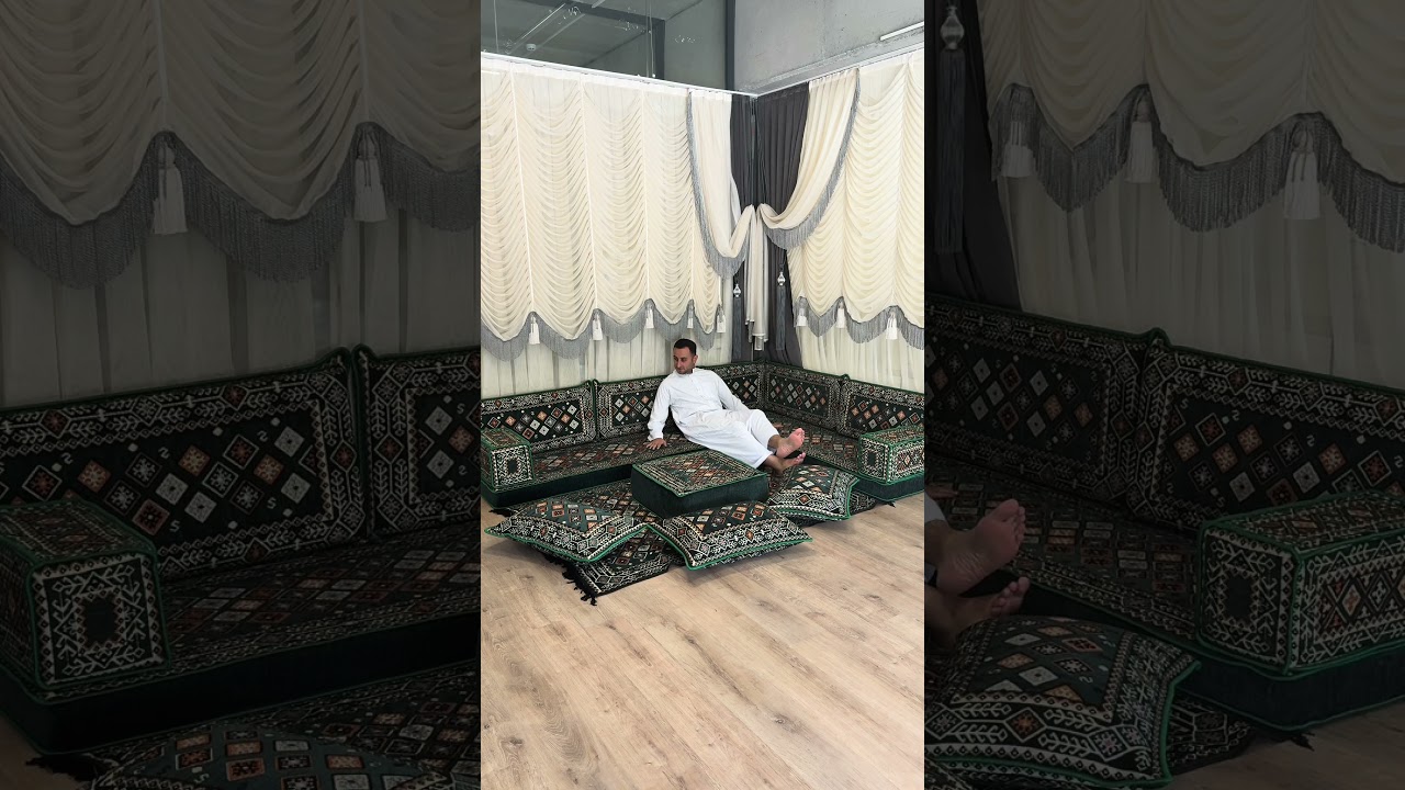Low, wide, and endlessly comfortable &mdash; our Arabic sofa is designed for gatherings. 🌿