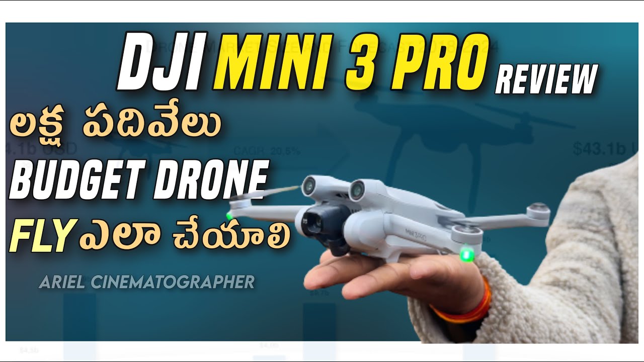 DJI Mini 3 pro Beginners Guide | How to fly DRONE | in Telugu