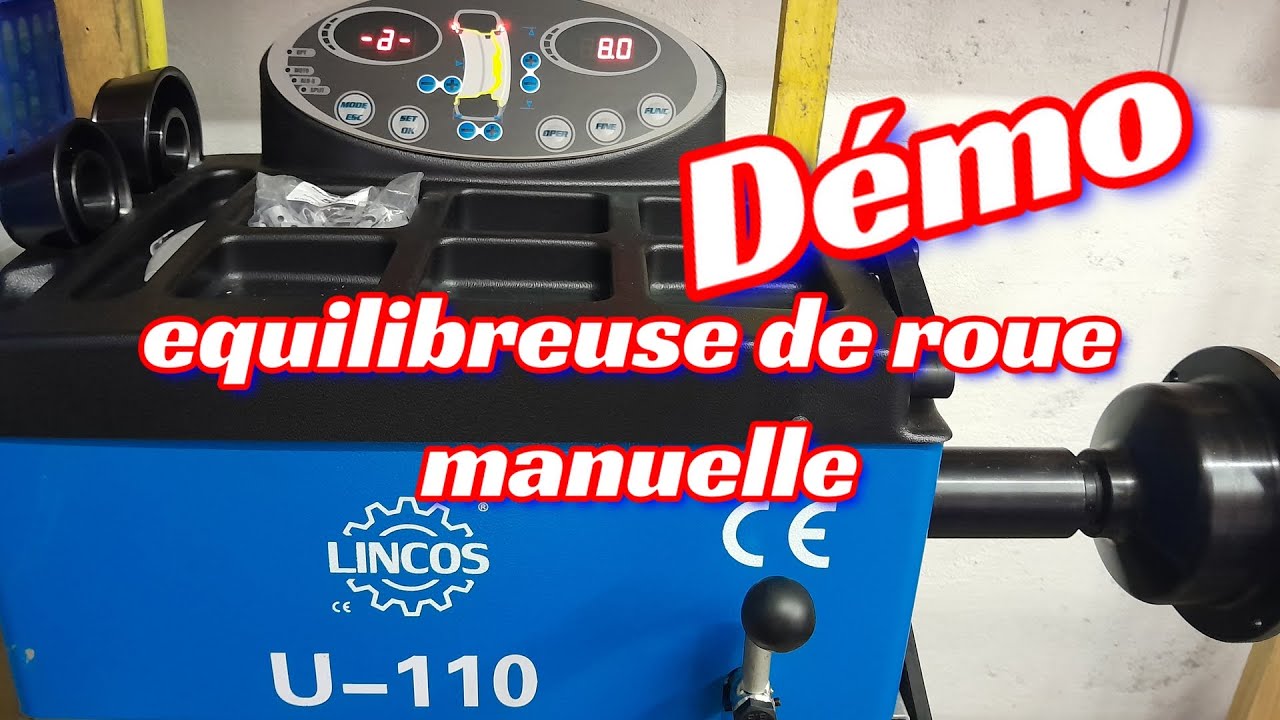 DEMO : équilibreuse de roue manuelle automobile U-110
