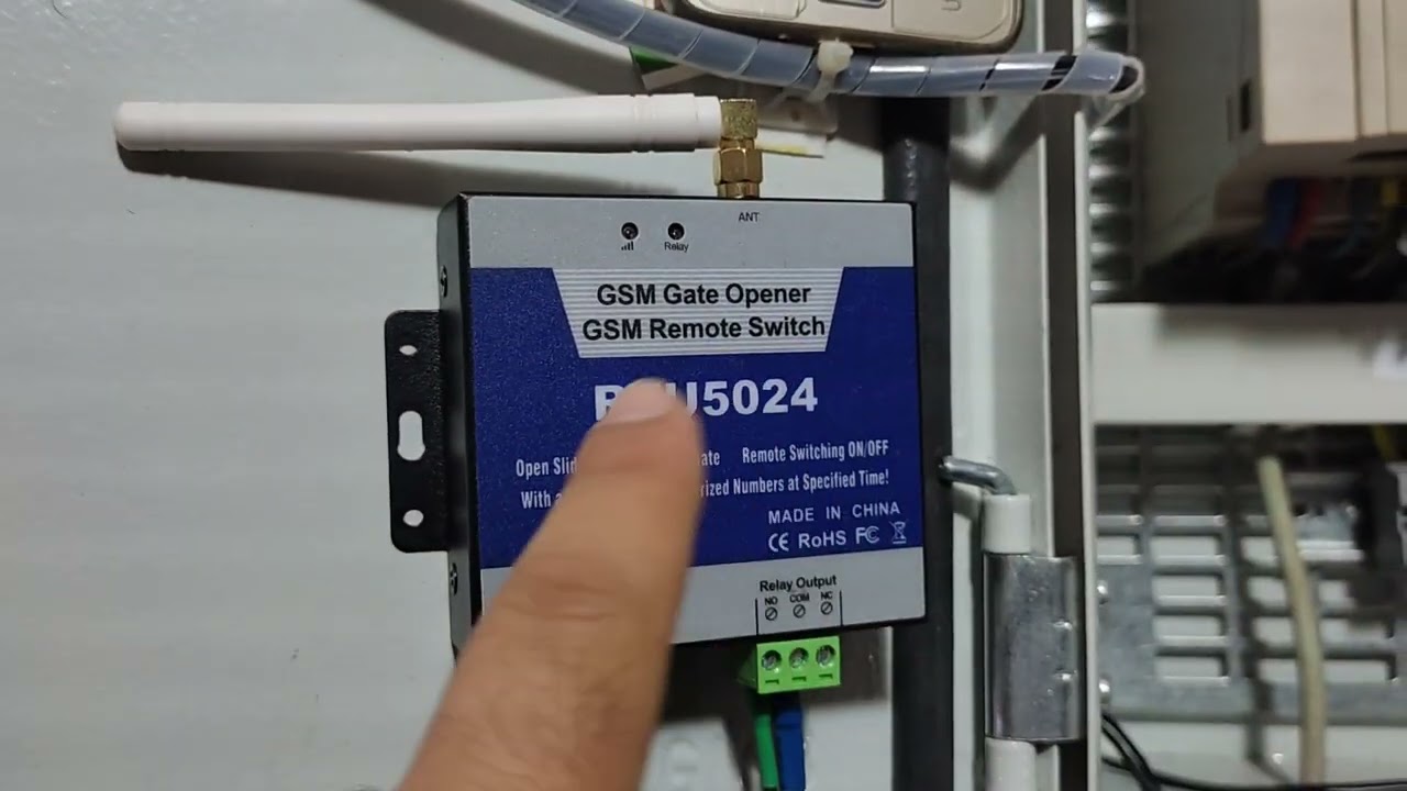 Démarrage des variateurs par SMS