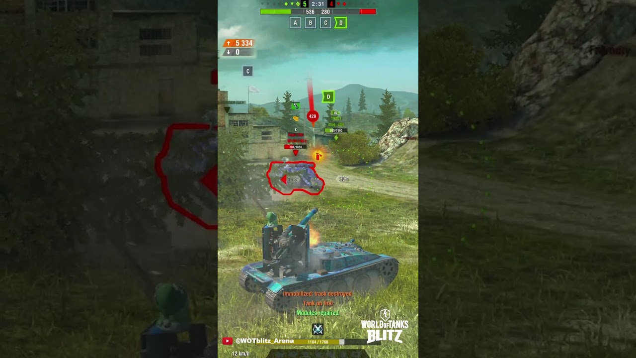 Grille 15 is an Absolute Monster! 🧨 #grille15 #wot #wotblitz #worldoftanksblitz