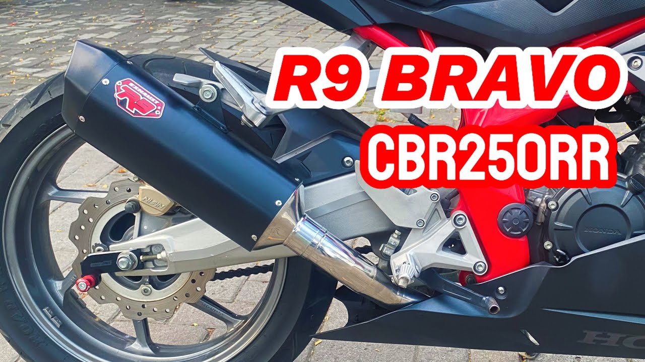 KNALPOT R9 BRAVO CBR250RR : SUARANYA MIRIP APA ? AKRAPOVIC AUSTIN ARROW SC WRX PROLINER LEO VINCE ?