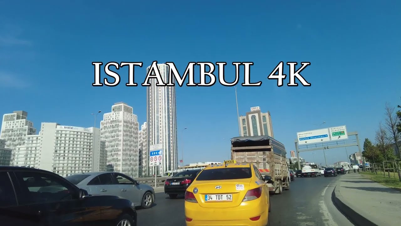 Istanbul Drive 4K - Istanbul West Side 2022, Istanbul Turkey [4k Ultra HD]