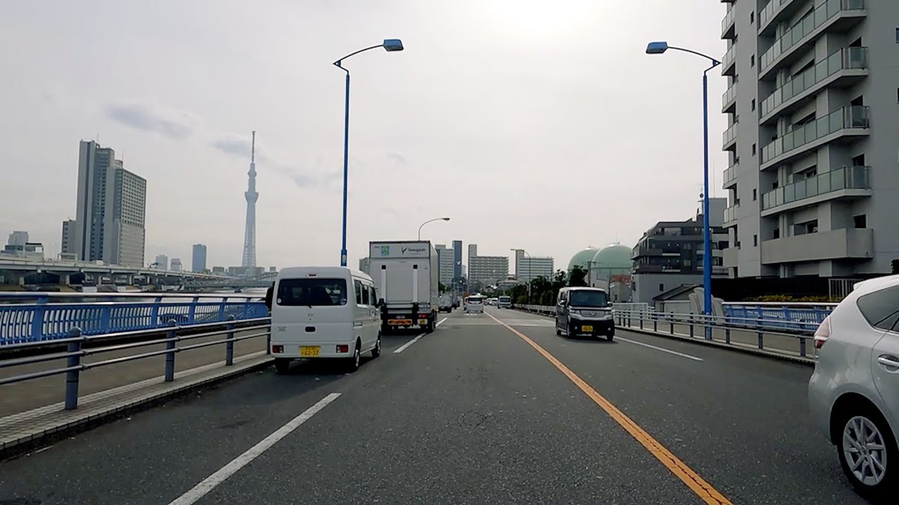 Japan [4K] Driving from Matsudo City to Asakusabashi (Chiba Pref. to Taito City, Tokyo) DRIVE 2021