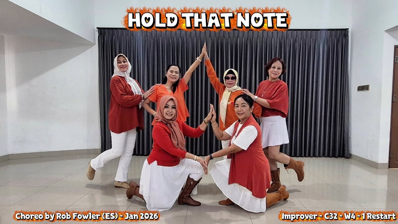 HOLD THAT NOTE // Choreo by Rob Fowler (ES) - Jan 2026