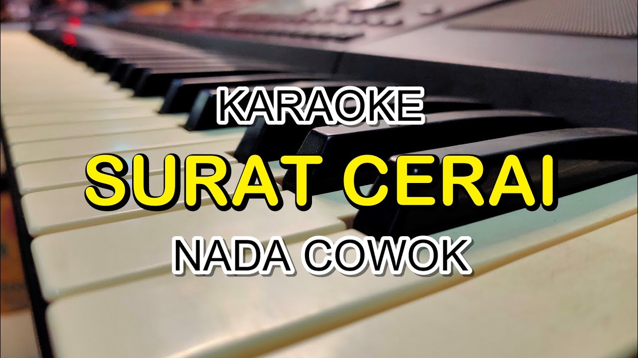 SURAT CERAI KARAOKE NADA COWOK KORG PA700