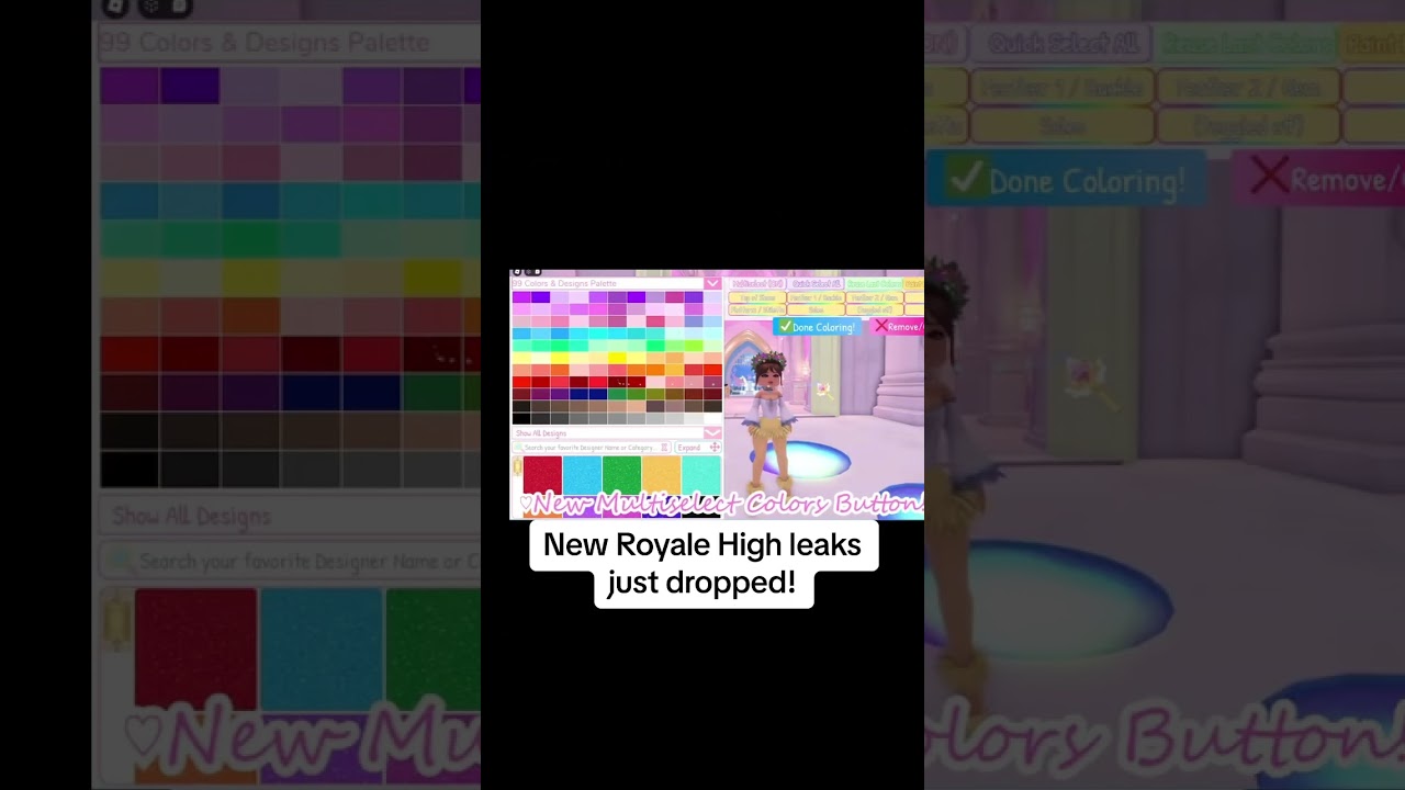New Royale High leaks!! #roblox #royalehigh #shorts