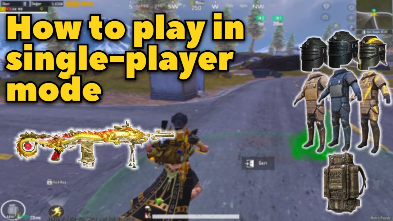 How to play in single-player mode | Artic Base SOLO MOD | Metro Royale CH30