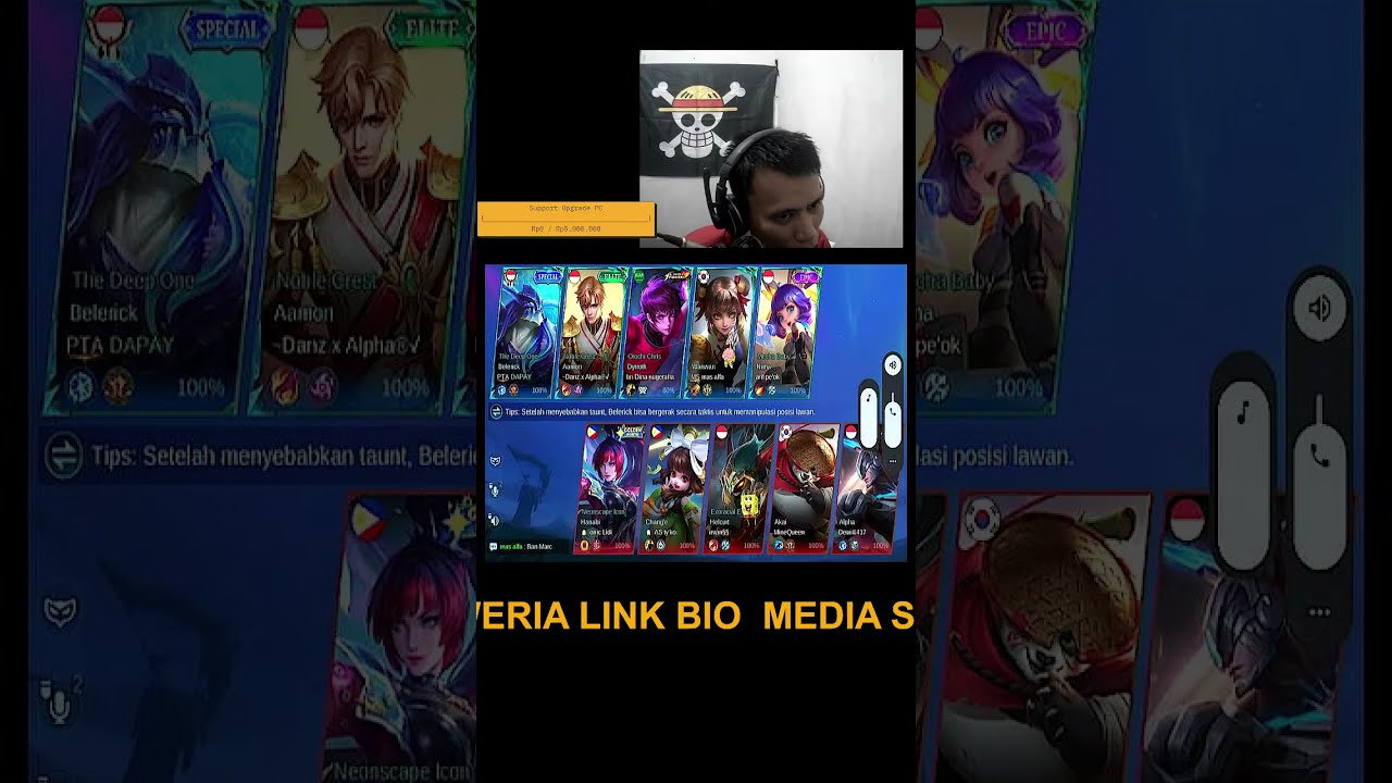 live mobile legend free mabar