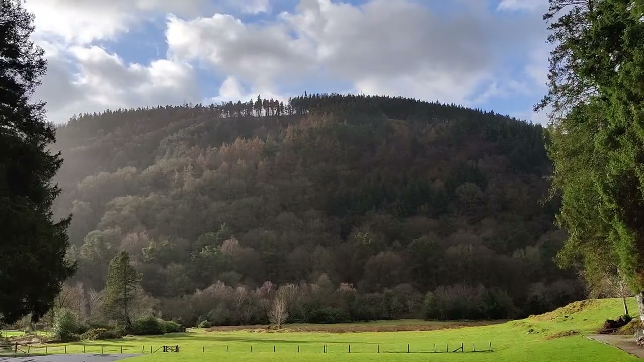 Glendalough Hotel room view in time lapse, Wicklow, Ireland #nature #clouds #timelapse #ireland