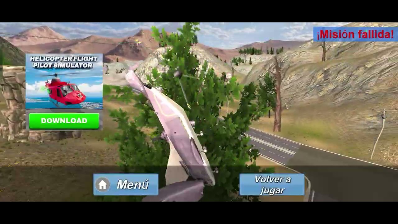 Decidí jugar el juego del helicóptero 