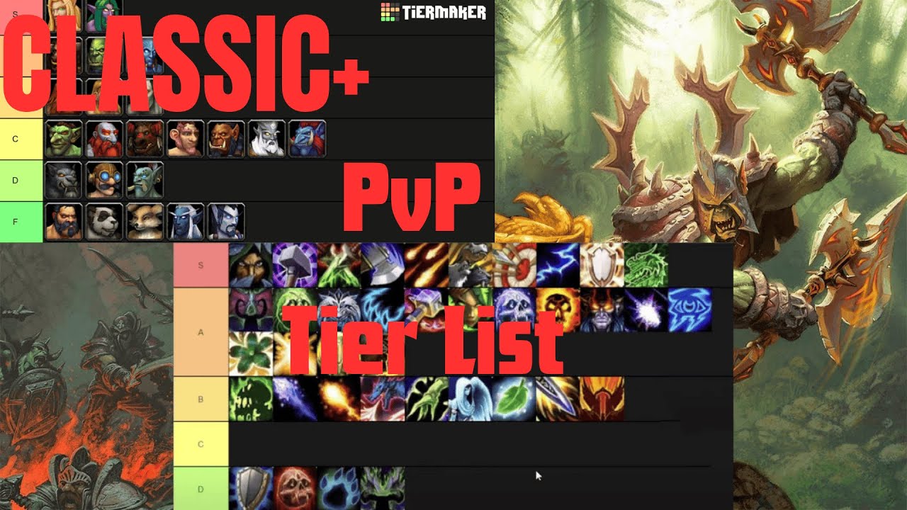 Список уровней PvP Classic+ — Ascension Bronzebeard