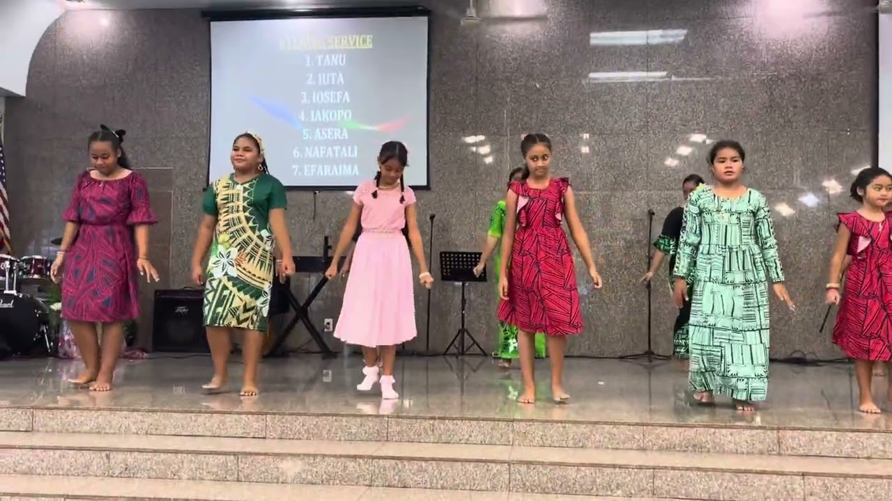 Praise dance by Iosefa Cell Group— White Sunday 2023 Evening prog.