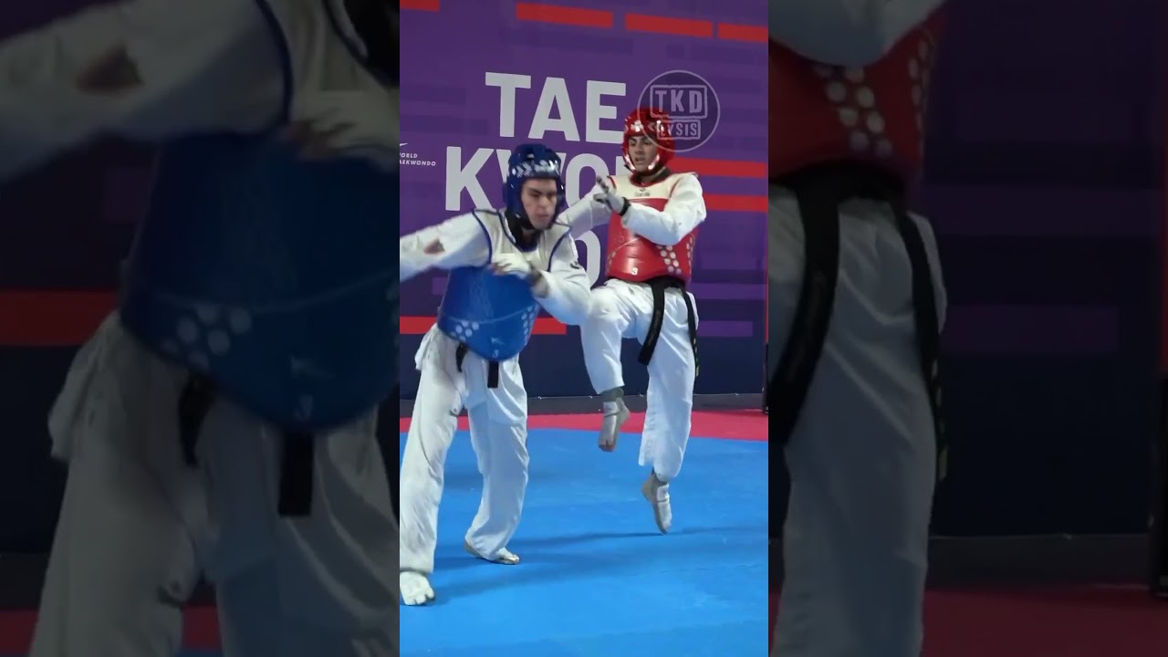 Spinning HOOK kick KO taekwondo