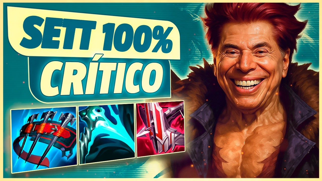 SETT 100% CRÍTICO | DEI UMA SURRA NO NASUS E DESCOBRI O CAMPEÃO MAIS 