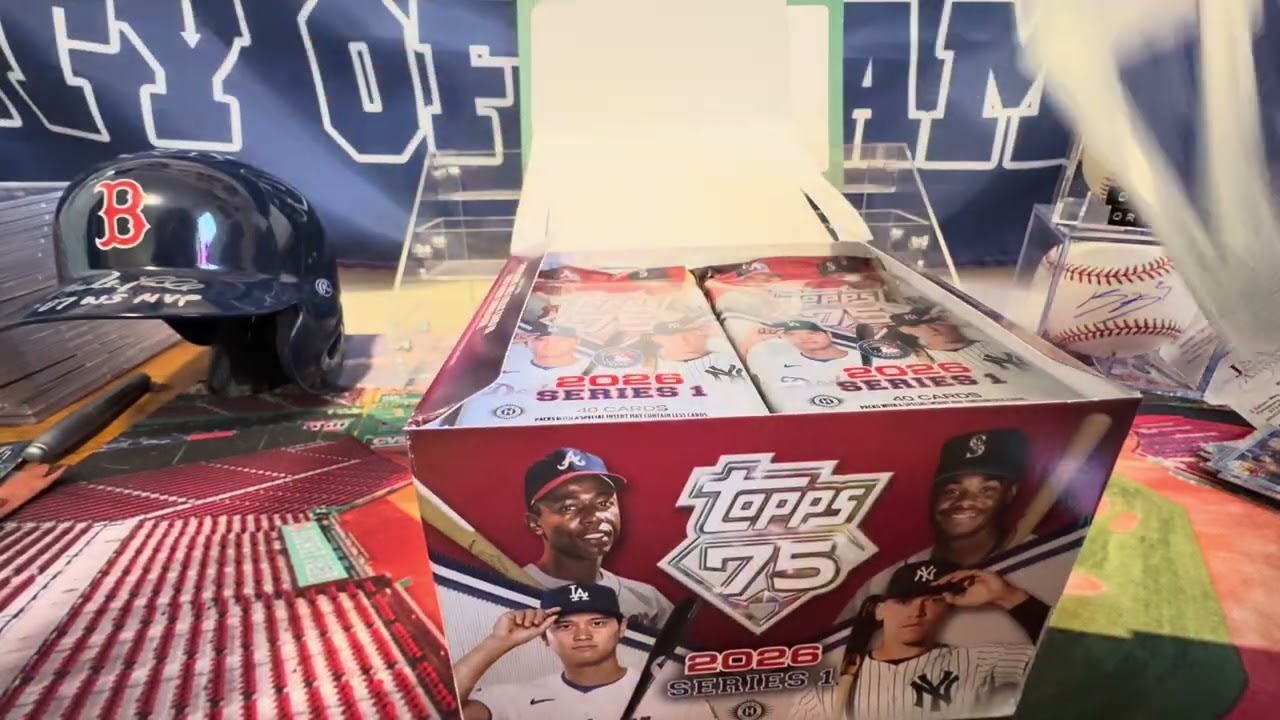 2026 Topps series 1 Jumbos, one box missing an auto