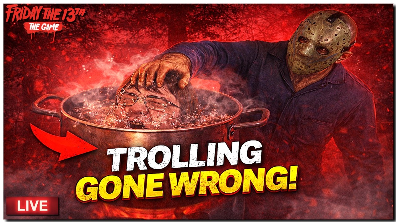 🔴 LIVE NOW: Can Anyone ESCAPE Jason’s WRATH In Friday The 13th Game?