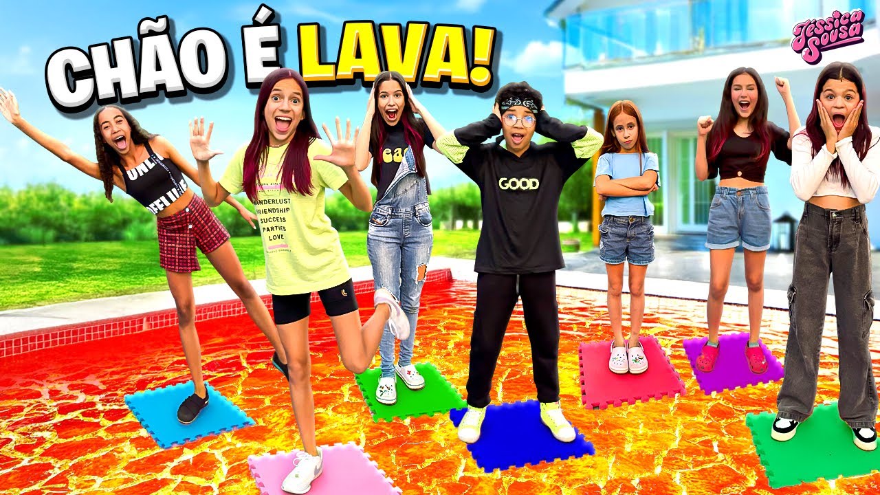 Desafio o chão é Lava ao extremo* deu ruim ( Jéssica Sousa e família)