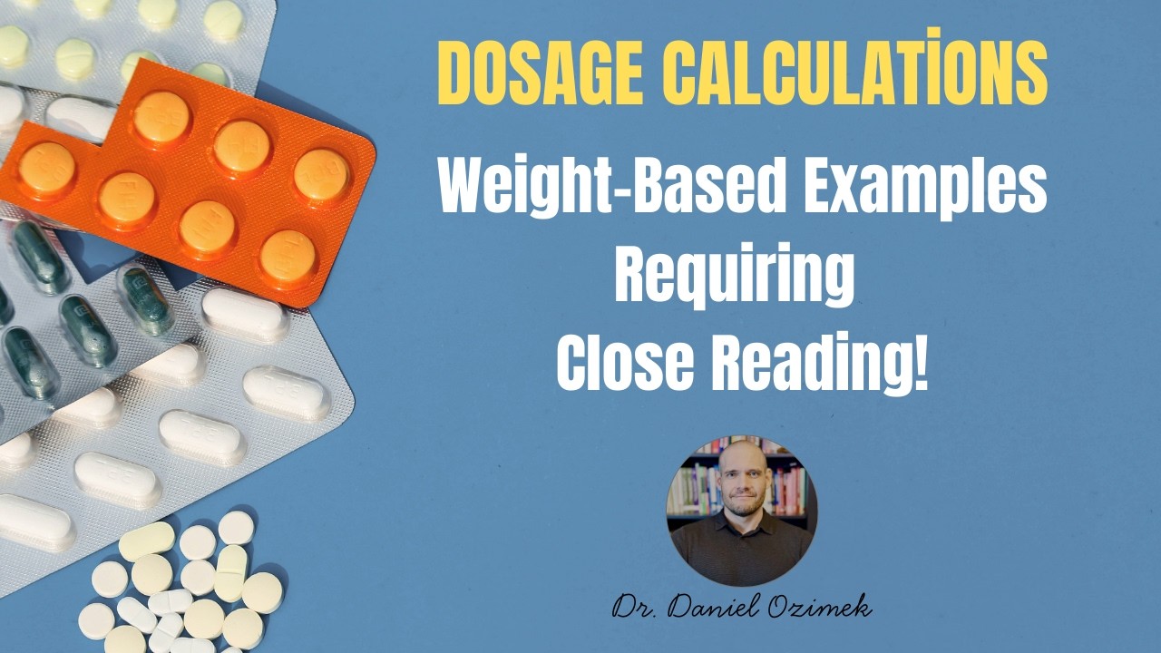 Three Weight-Based Dosage Examples Requiring Close Reading