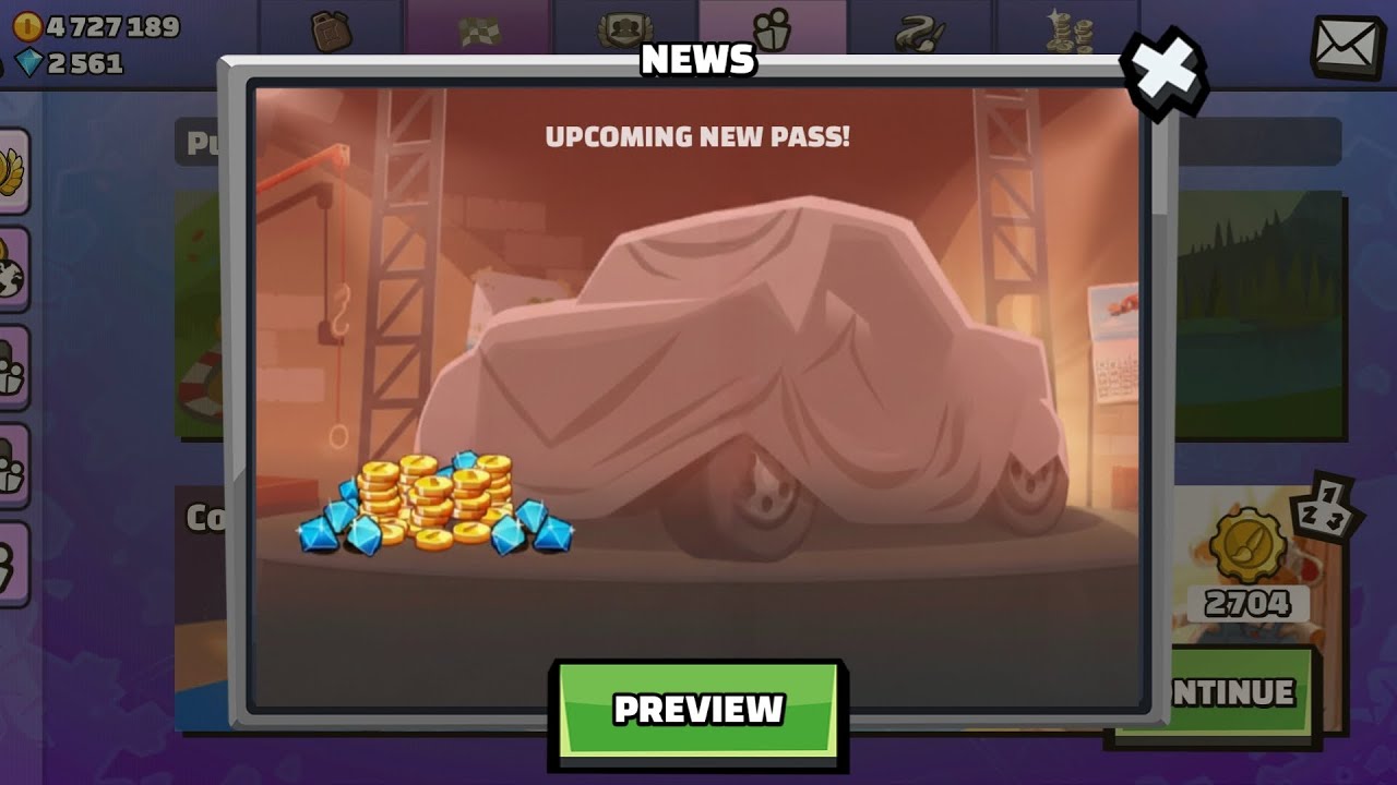 😍 NEW UPCOMING PASS !! IN - Hill Climb Racing 2
