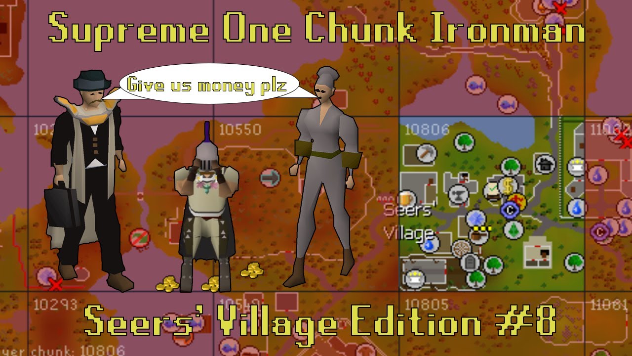 We Knew It Was Coming, MORE TASKS! :o - Supreme One Chunk Ironman - Seers' Village Edition (#8)