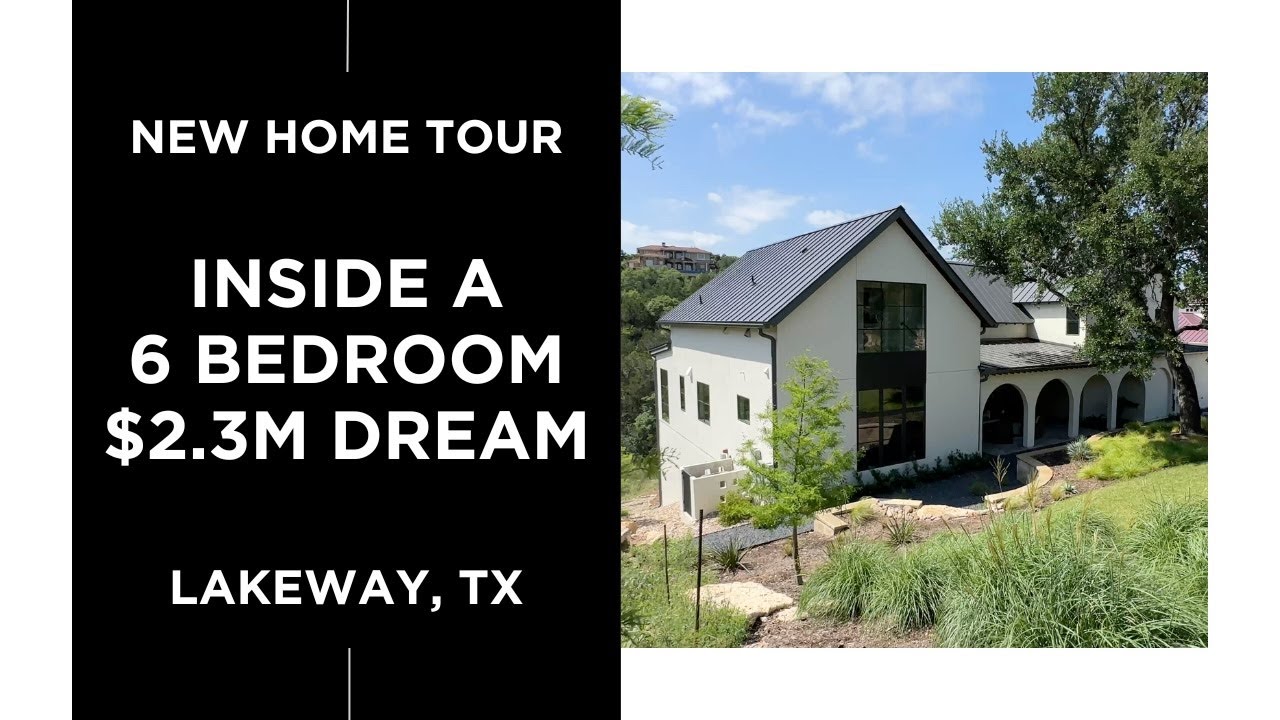 Luxury Living in Lakeway, TX | 6 Bedroom Home with Hill Country Views + Pool