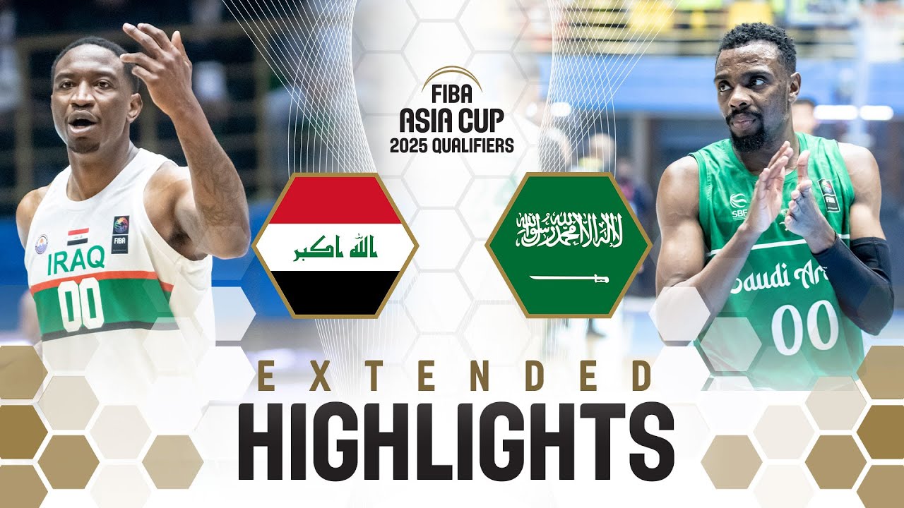 Iraq 🇮🇶 vs Saudi Arabia 🇸🇦 | Extended Highlights | FIBA Asia Cup 2025 Qualifiers