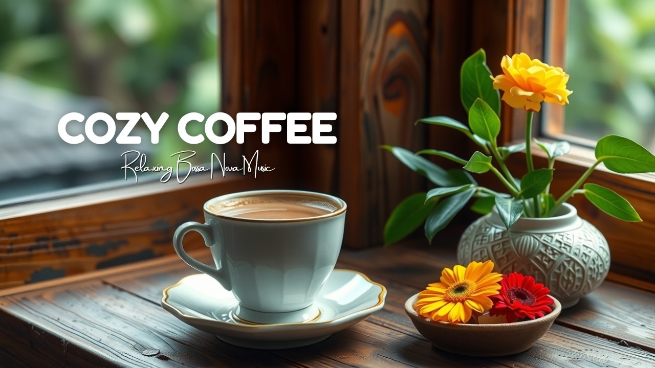 March Morning Coffee Jazz ☕ Relaxing Spring Jazz & Soft Bossa Nova Piano for Study and Productivity