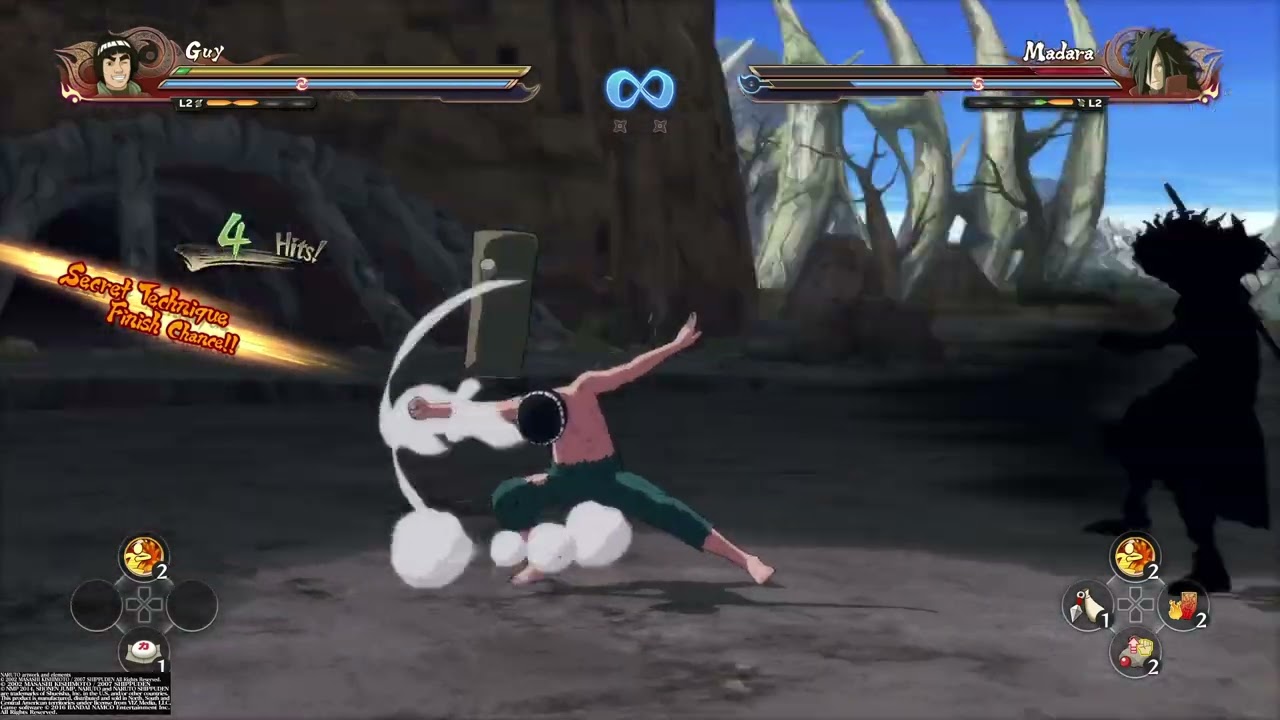 NARUTO SHIPPUDEN: Ultimate Ninja STORM 4 guy vs madara