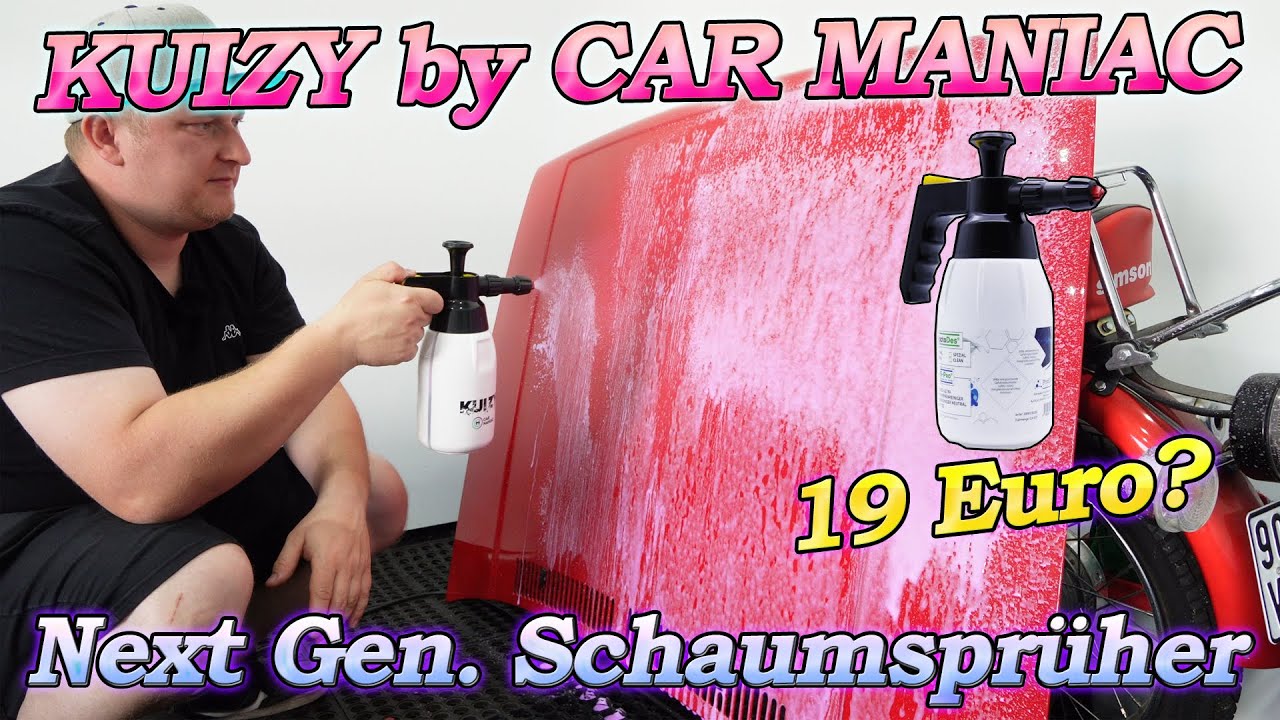 KUIZY by CAR MANIAC Next Gen. Schaumsprüher für 45€ im Test - Wenig Inhalt aber viel Leistung?