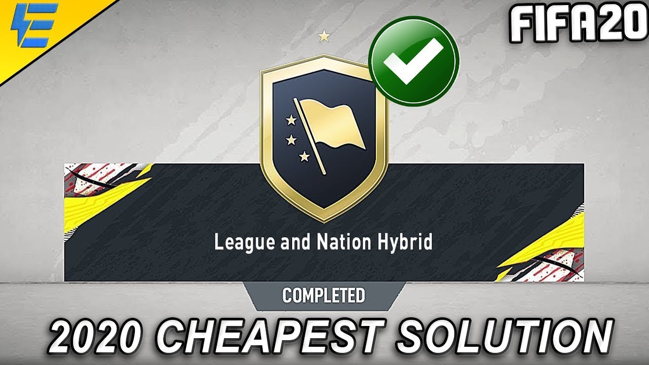 FIFA 20 HYBRID LEAGUES SBC CHEAPEST SOLUTION (2020 UPDATED) | SBC CHEAP | FIFA 20 ULTIMATE TEAM