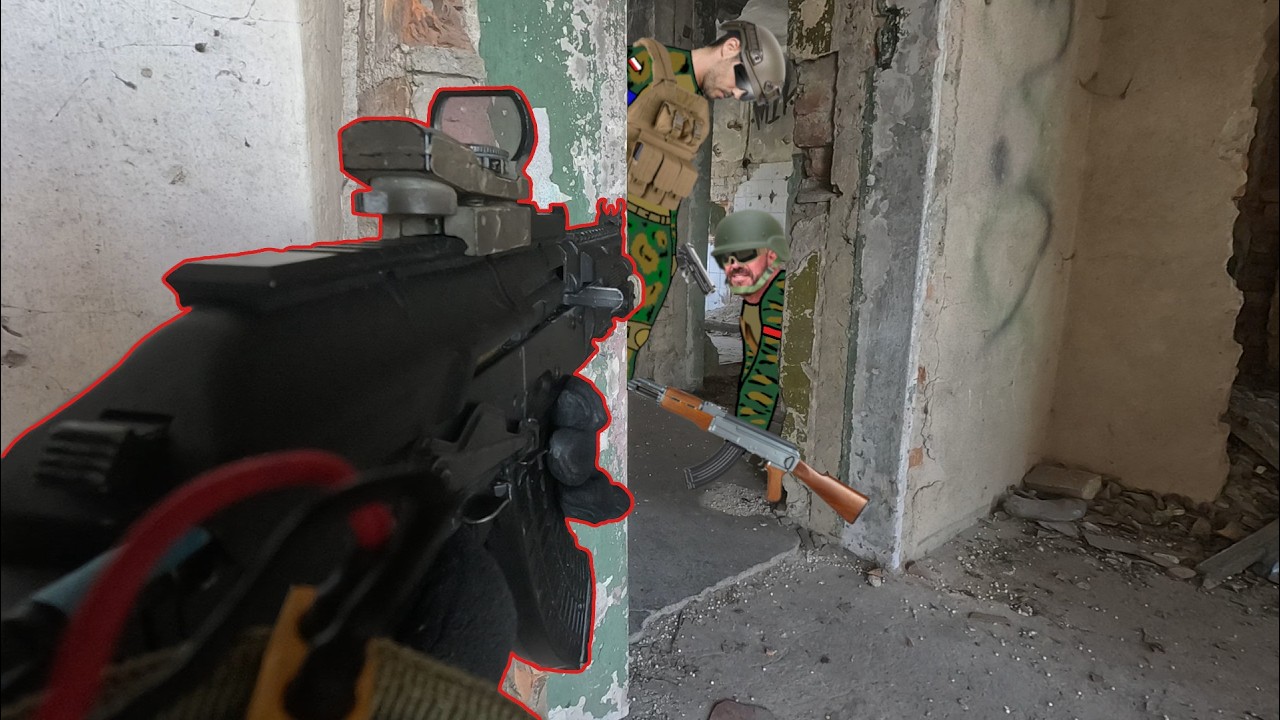 Airsoft CQB Gameplay | Stargard | Lotnisko Kluczewo