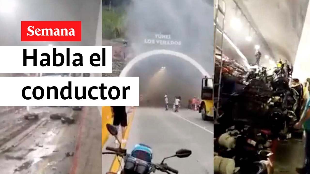 Exclusivo: Esto respondió el coductor de la tractomula tras la tragedia en túnel de la línea